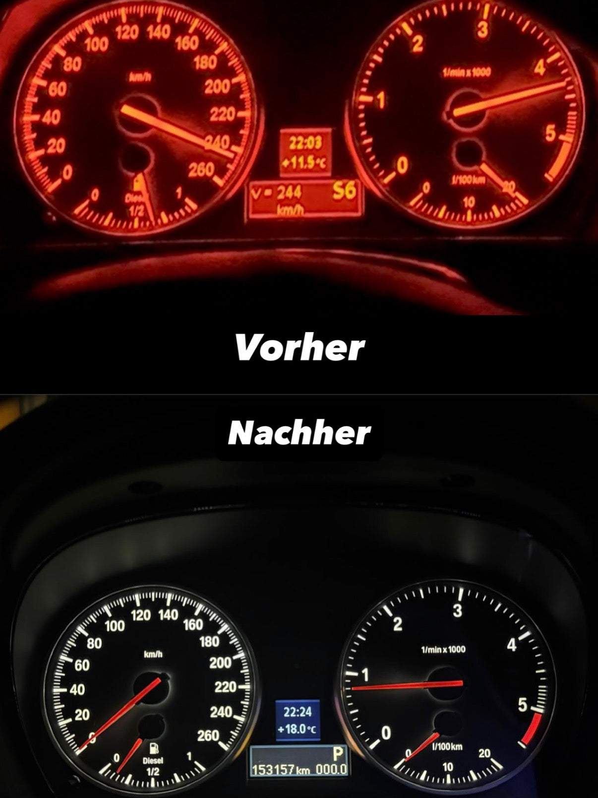 Tacho-Umlöten / Tacho-Upgrade