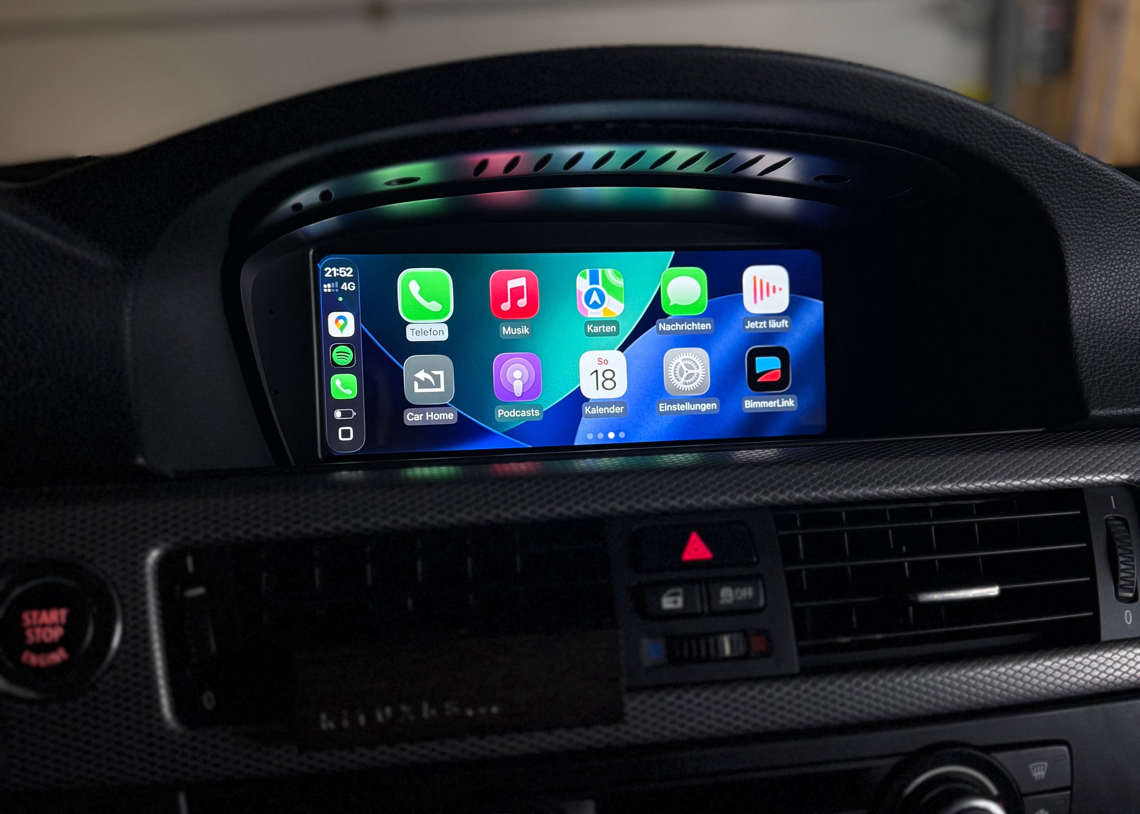 Apple CarPlay Display für BMW E92 / E93 📱